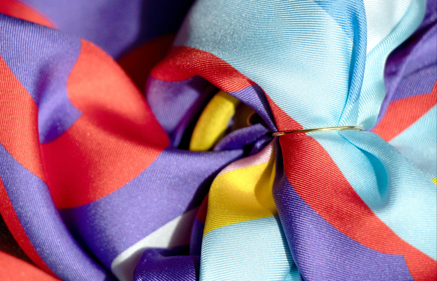 Boucle de foulard | Argent 925 et bain d'or