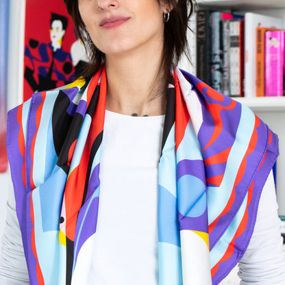 Foulard 90x90 cm | Freedom Chaser (design 1)