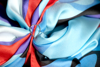 Boucle "Goutte" de foulard | Argent 925